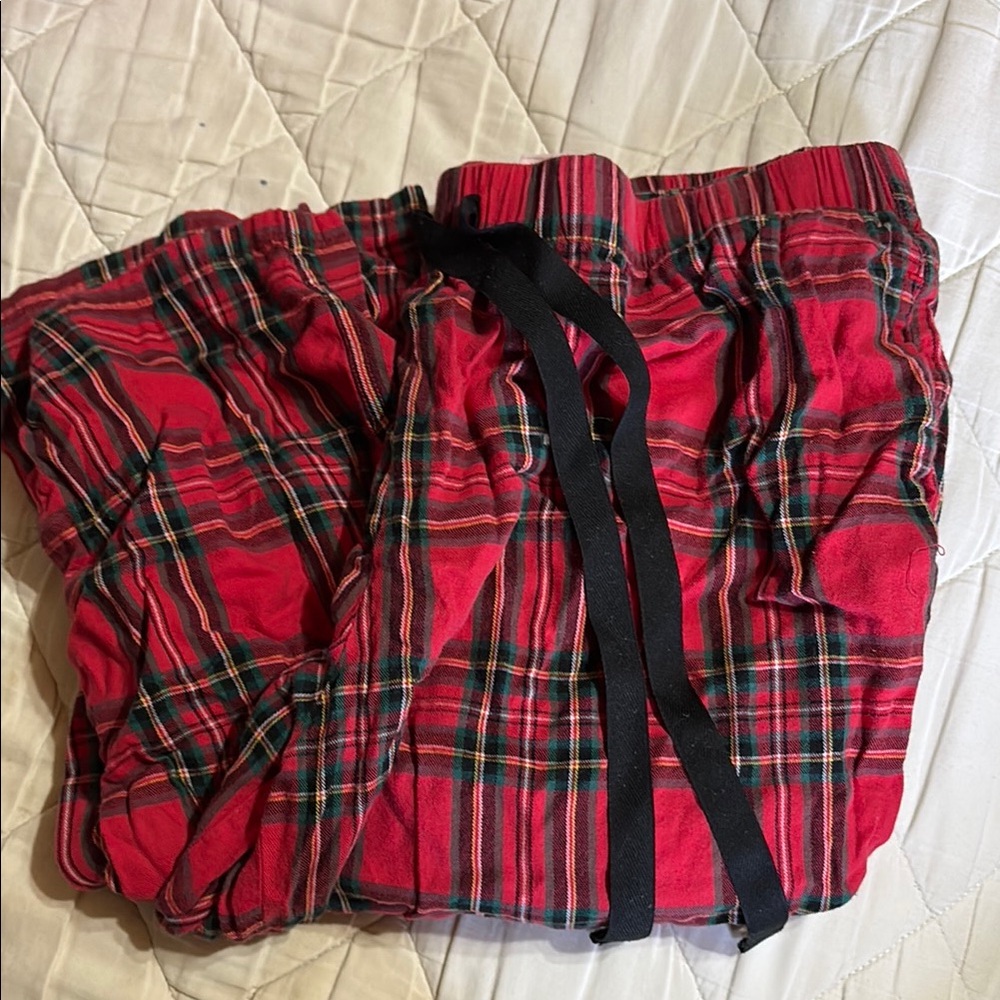 Victoria's Secret Red Plaid Pajama Pants